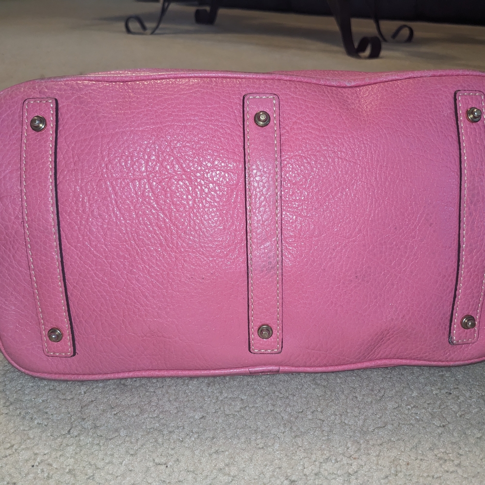 Dooney And Bourke Pink Leather Handbag - Picture 15 of 16